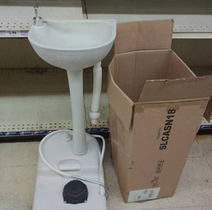 NEW WITH BOX PORTABLE HAND WASH STATION