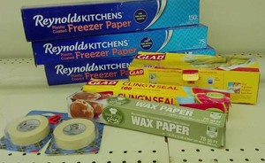 MISC WAX  FREEZER PAPER, CLING WRAP , AND TAPE