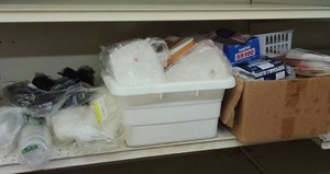 ALL SORTS OF MISC BAGS, BOXES, FOOD SERVICE ITEMS