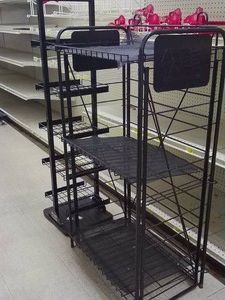 2 NICE HEAVY DUTY DISPLAY SHELVES