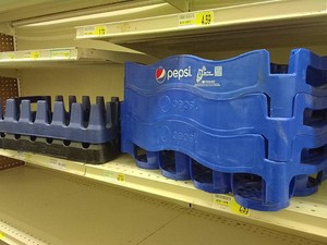BLUE PEPSI POP BOTTLE CRATES