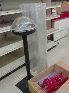 FOOD SAMPLER STAND AND POP CAN ORGANIZERS