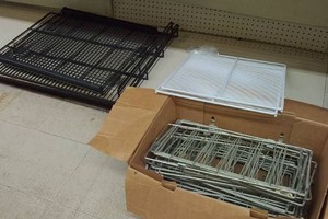 MISC ASSORTMENT OF METAL RACKS