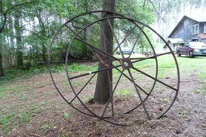 8 Foot Diameter Steel Wagon Wheels