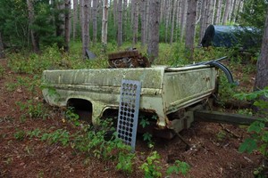 Ford Truck Bed Trailer with Inline 6 Motor and Transmission