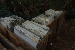 Square Slabs of Granite