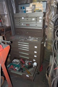 Kennedy Tool Chest and Center Section with Craftsman Top Box