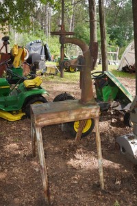 Antique Belt Driven Cast Iron Drill Press