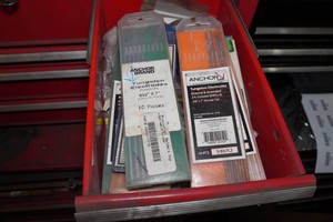 Contents of Drawer - Tungsten Electrodes