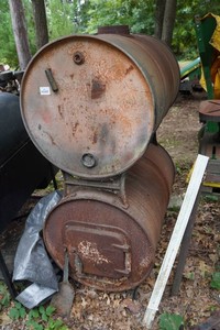 Double Barrel Wood Stove