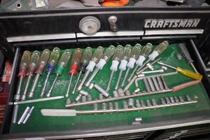 Contents of Drawer - Nut Drivers, Sockets