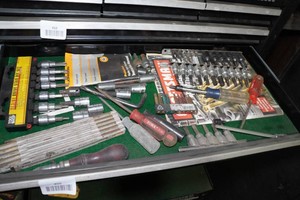 Contents of Drawer - Socket Drivers, Sockets