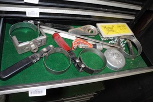 Contents of Drawer - Oil Filter Wrenches