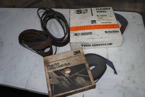 Assorted Utility Cloth and Sandpaper