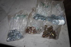 Assorted Bolts, Nuts, and Washers