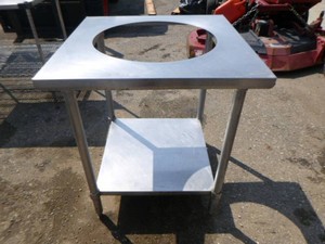 Stainless Prep Table for Large Bowls