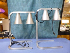 2 Carlisle Double Lamp Food Warmers