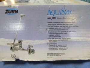 NEW Zurn AquaSpec Service Sink Faucet