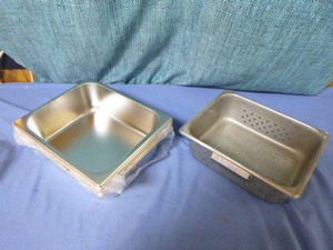 Six Half Size Steam Table Pans