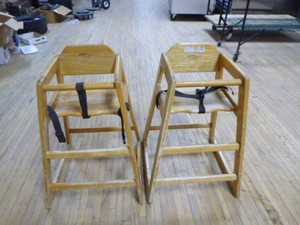 2 Restaurant High Chairs