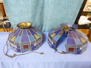 2 Michelob Light Hanging Lights