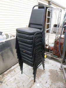 10 Restaurant Stacking Chairs