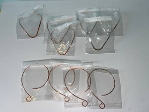 Assorted Copper-Tone Wire Jewelry Craft Forms