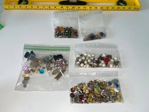 Assorted Craft Beads & Jewelry Components Mixed Lot for Jewelry Making