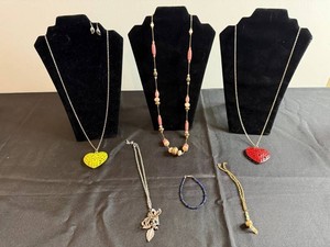 Costume Jewelry Mixed Lot - Necklaces, Bracelet & Earrings