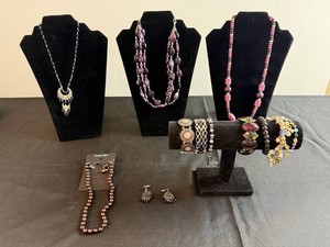 VTG Costume Jewelry Mixed Lot - Calvin Klein Necklace, Beaded Designs & Bracelets