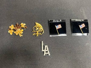 Vintage Costume Jewelry - Eisenberg Pins & Brooches (Lot of 5)