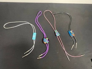 Bolo Ties - Colorful Decorative Collection (Lot of 4)