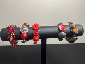 Charm Bracelets - Assorted Costume Jewelry Mixed Lot (Lot of 5)