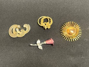 Vintage Costume Brooches - Avon, Hilco & Coro (Lot of 4)