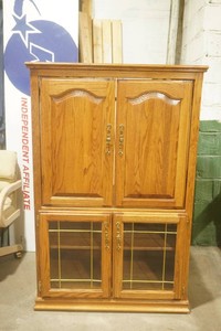 Oak Entertainment Cabinet