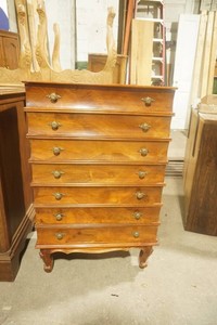 Antique Venetian patchwork Lift Top Book Form Chest of Drawers 23x12.5x 36.5