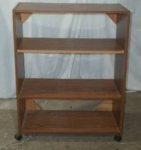 Rolling Bookshelf 30x 12x 39