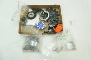 oil fill cap, wheel bearings, frost plugs, radiator cap, alternator fan and pulley