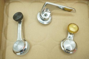 deluxe interior 1967 Pontiac Firebird window cranks and door handle