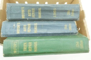 Motor repair manuals 22nd, 25th, and 28th edition