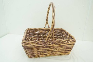 hand woven branch and willow harvest basket 16 x 20 x 8