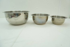 Wolfgang Pucks stainless steel bowls 1 12 qt., 3 qt., 6 qt.