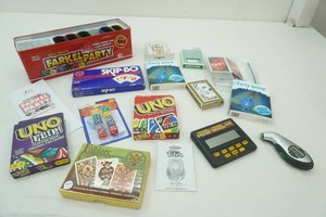 Farkle Party, Forty Below, UNO, UNO Flip, Skip-Bo and more card games