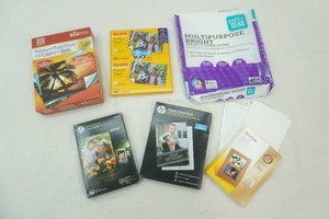 variety of photo paper