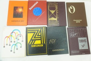 vintage Dawson, MN high school annuals, 1962 Cretin Durham Hall