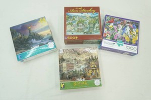 4 crossword puzzles 300 to 1000 pieces