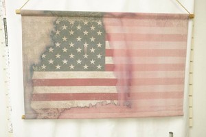 distressed American flag 2 x 3
