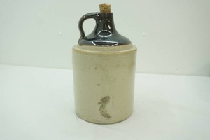 two tone shoulder crock jug 2 gallon