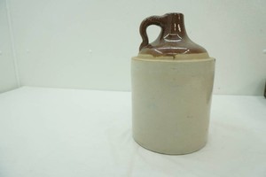 two tone shoulder crock jug 2 gallon