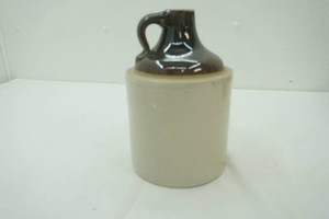 two tone shoulder crock jug 2 gallon